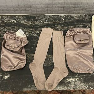 Fendi Nylon Baguette Leg Warmers